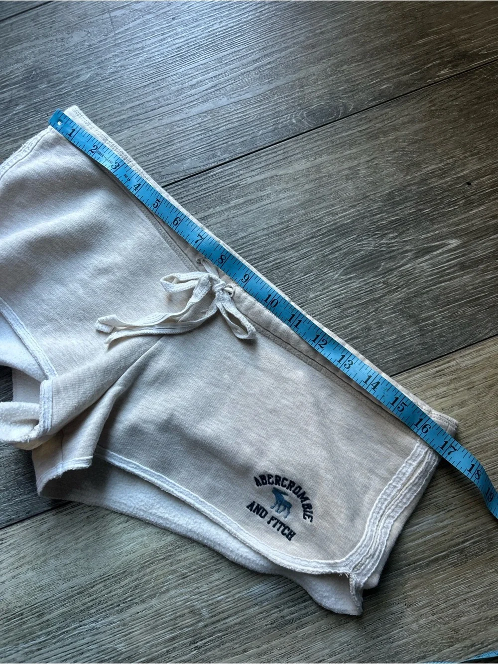 Rare Abercrombie & Fitch Y2K vintage Women's Lounge Shorts with Navy 1892